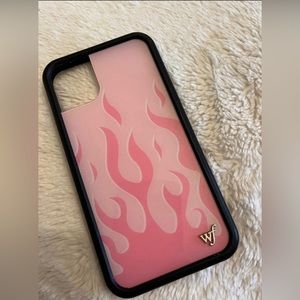 Pink flame wildflower case